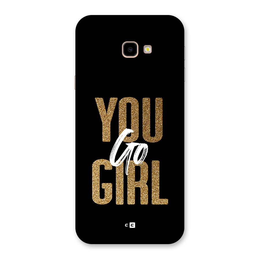 Confident Girl Back Case for Galaxy J4 Plus