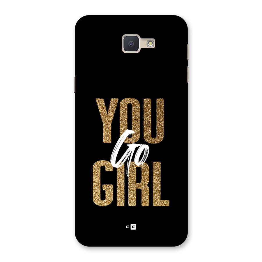 Confident Girl Back Case for Galaxy J5 Prime
