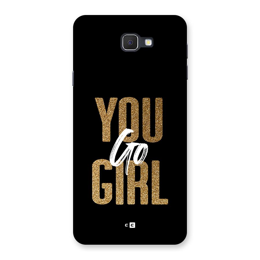 Confident Girl Back Case for Galaxy J7 Prime