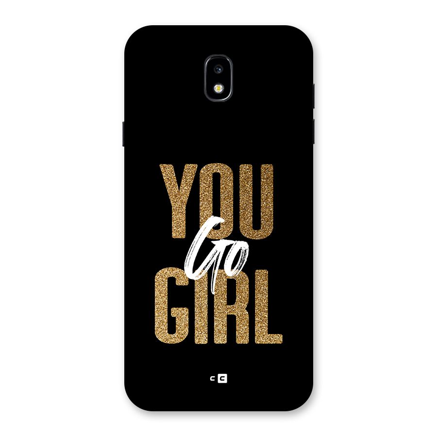 Confident Girl Back Case for Galaxy J7 Pro