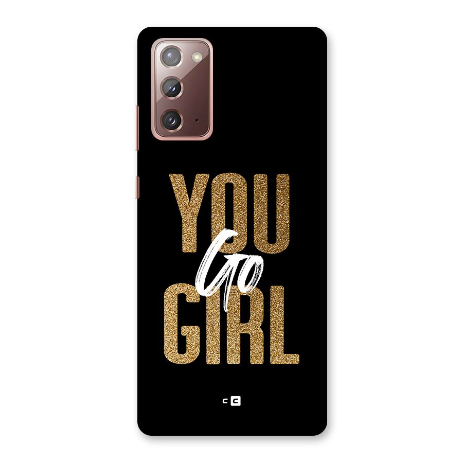Confident Girl Back Case for Galaxy Note 20