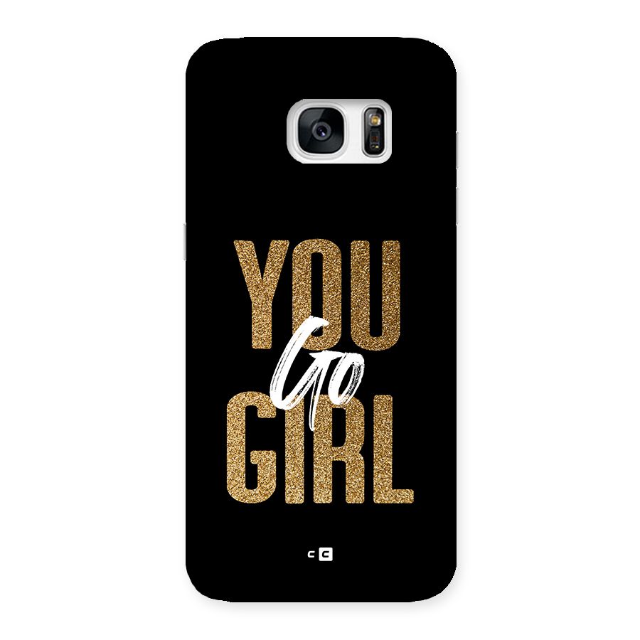 Confident Girl Back Case for Galaxy S7 Edge