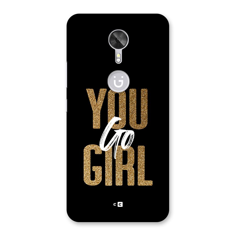 Confident Girl Back Case for Gionee A1