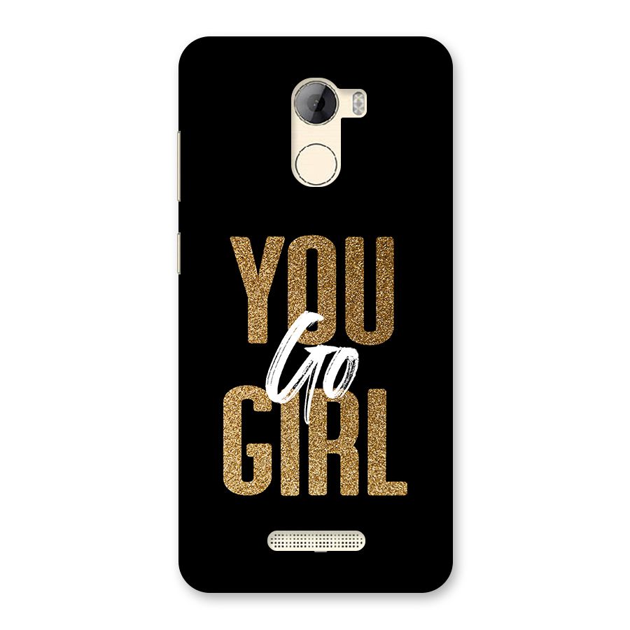 Confident Girl Back Case for Gionee A1 LIte