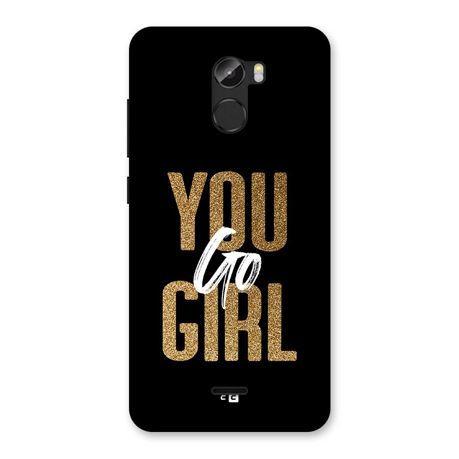 Confident Girl Back Case for Gionee X1