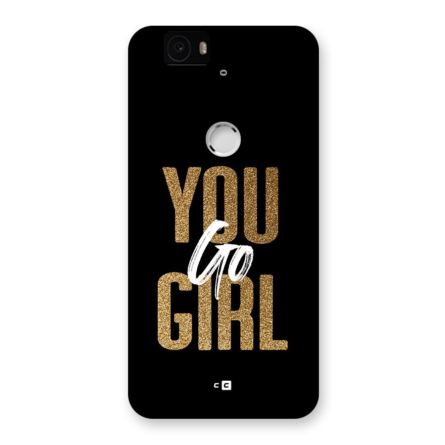 Confident Girl Back Case for Google Nexus 6P