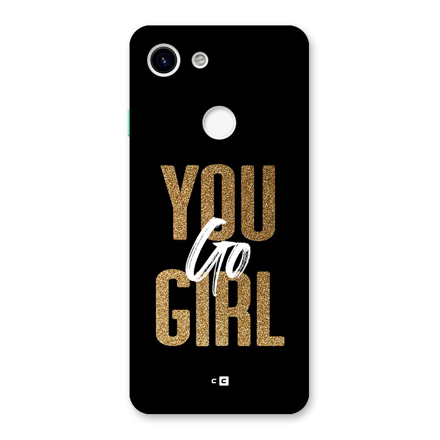 Confident Girl Back Case for Google Pixel 3