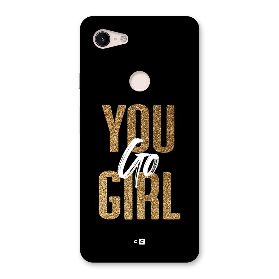 Confident Girl Back Case for Google Pixel 3 XL