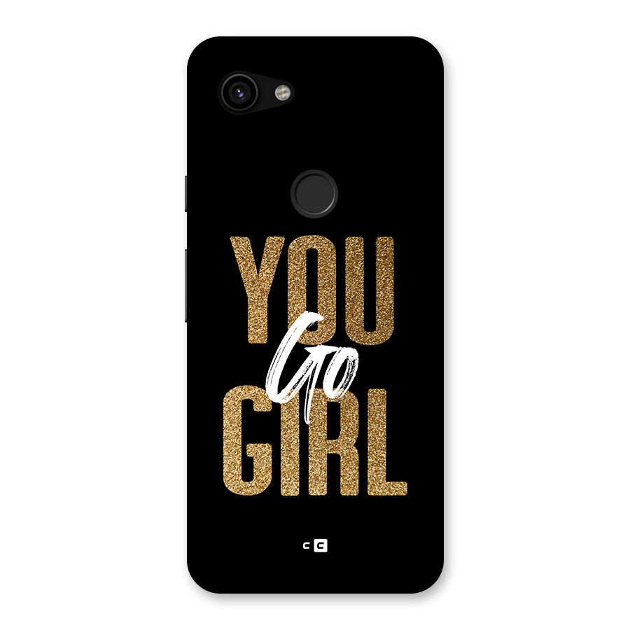 Confident Girl Back Case for Google Pixel 3a