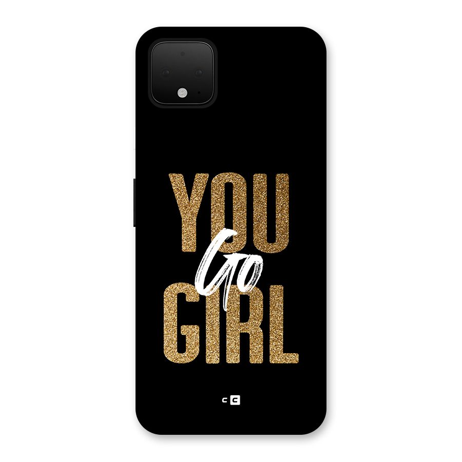 Confident Girl Back Case for Google Pixel 4 XL