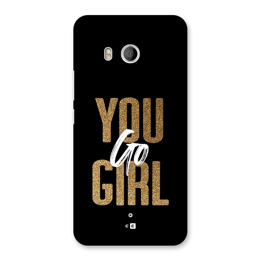 Confident Girl Back Case for HTC U11