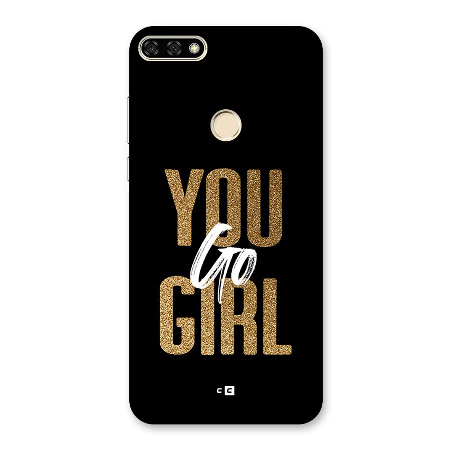 Confident Girl Back Case for Honor 7A
