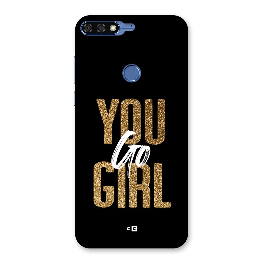 Confident Girl Back Case for Honor 7C