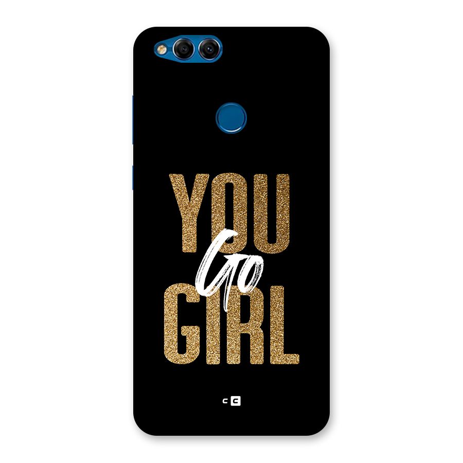 Confident Girl Back Case for Honor 7X