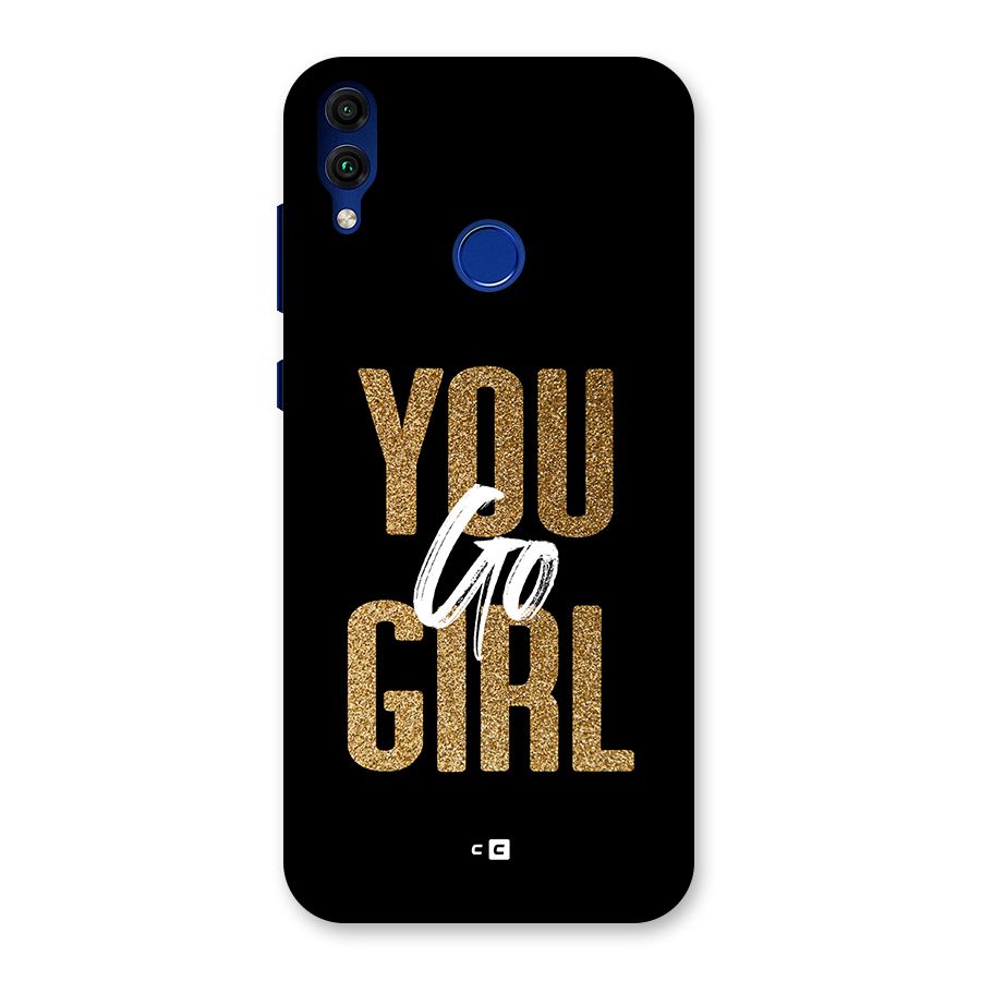 Confident Girl Back Case for Honor 8C