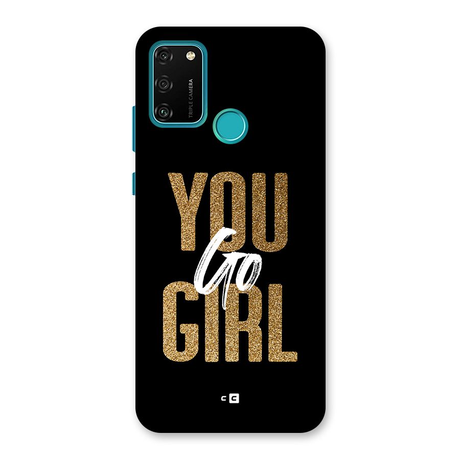 Confident Girl Back Case for Honor 9A