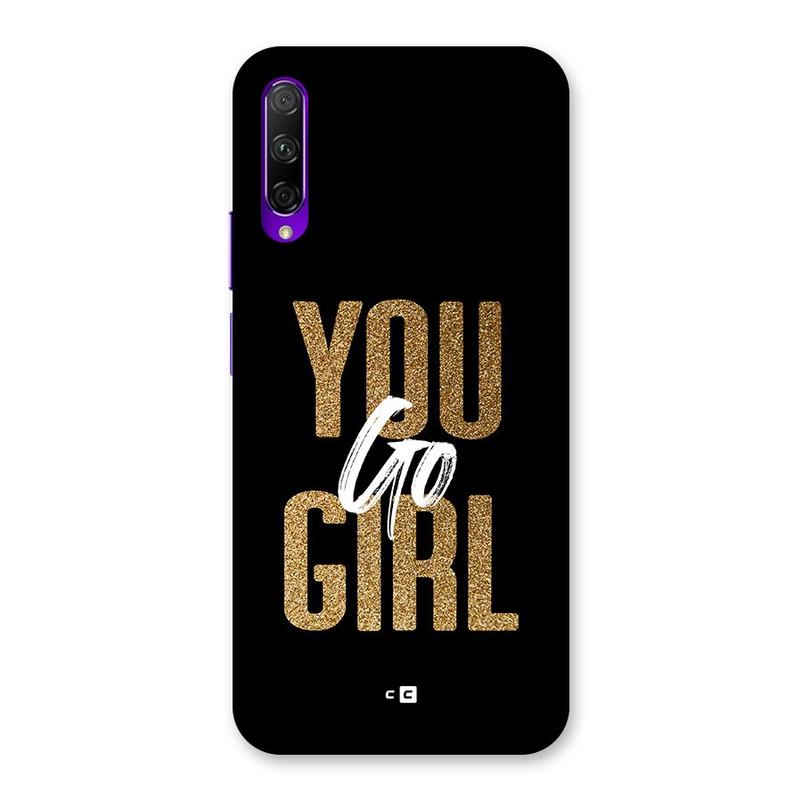 Confident Girl Back Case for Honor 9X Pro