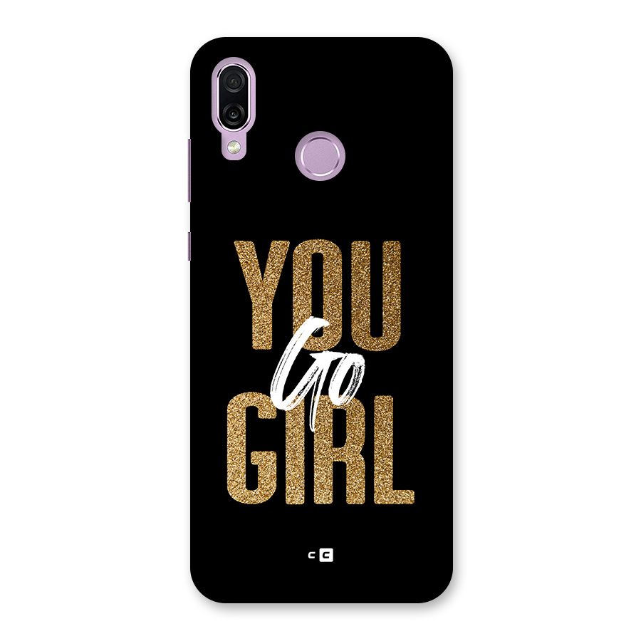 Confident Girl Back Case for Honor Play