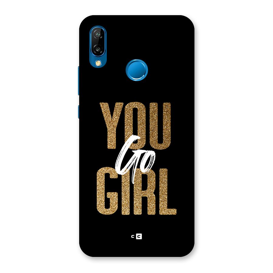 Confident Girl Back Case for Huawei P20 Lite