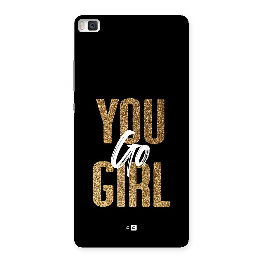 Confident Girl Back Case for Huawei P8