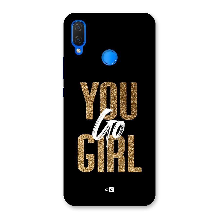 Confident Girl Back Case for Huawei P Smart Plus