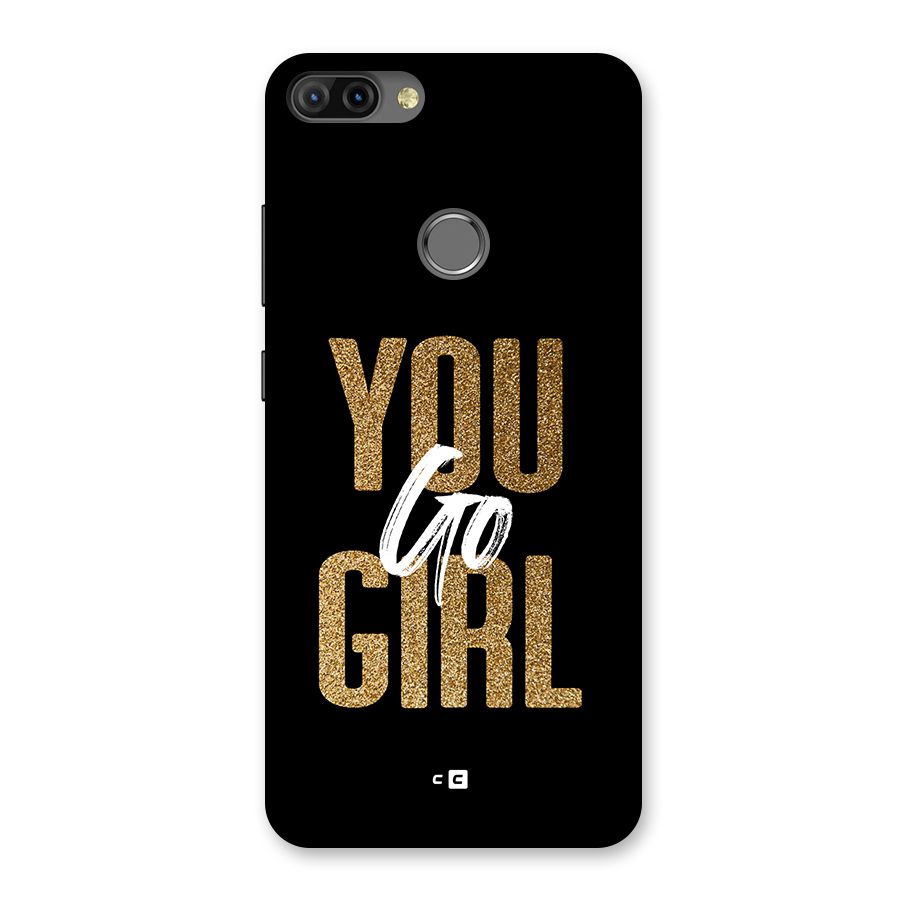 Confident Girl Back Case for Infinix Hot 6 Pro
