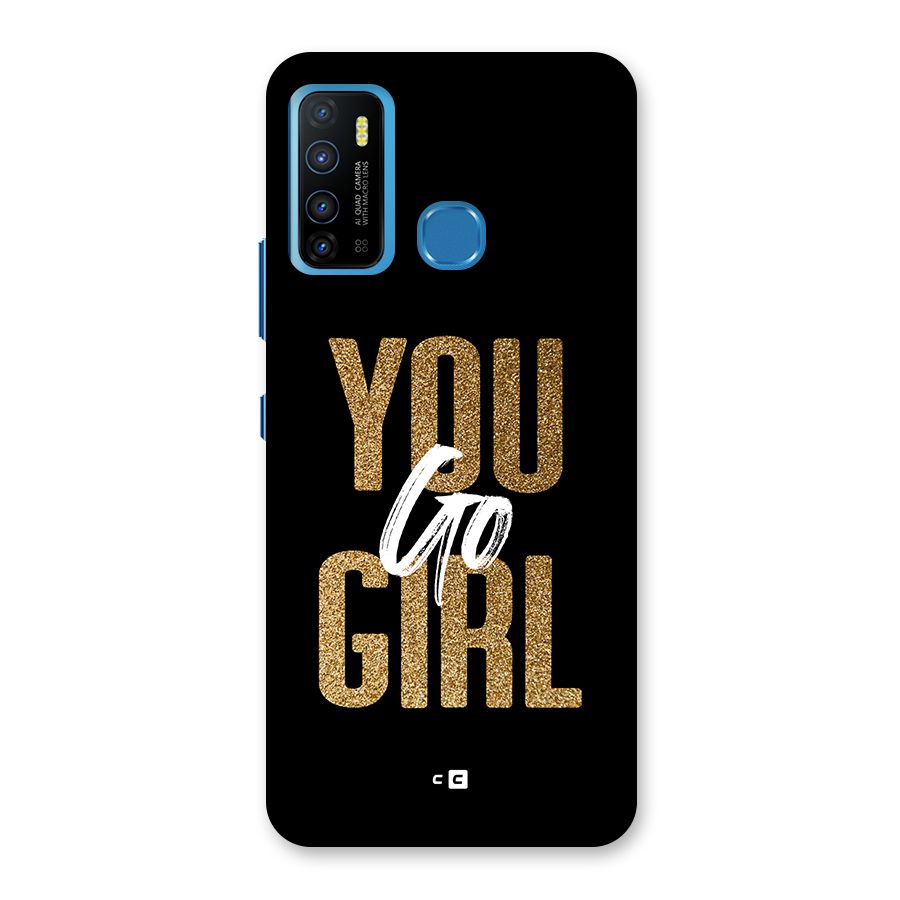 Confident Girl Back Case for Infinix Hot 9