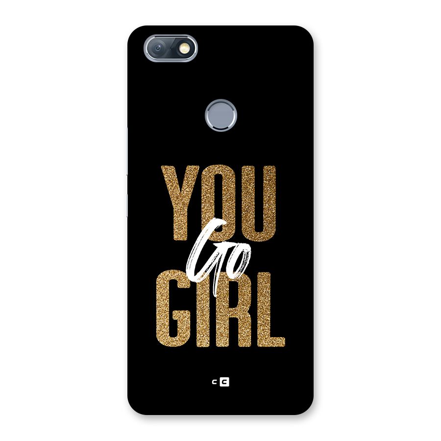 Confident Girl Back Case for Infinix Note 5