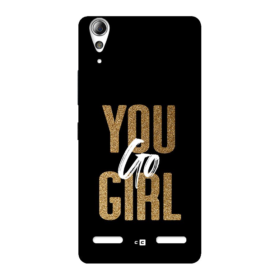 Confident Girl Back Case for Lenovo A6000 Plus
