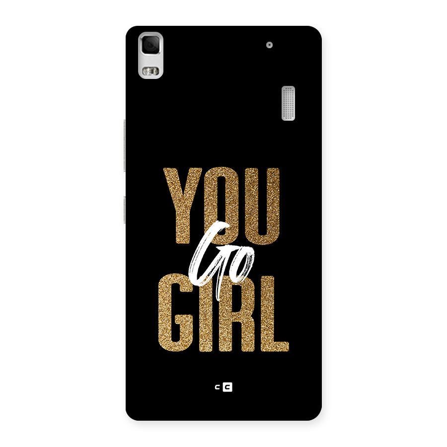 Confident Girl Back Case for Lenovo A7000