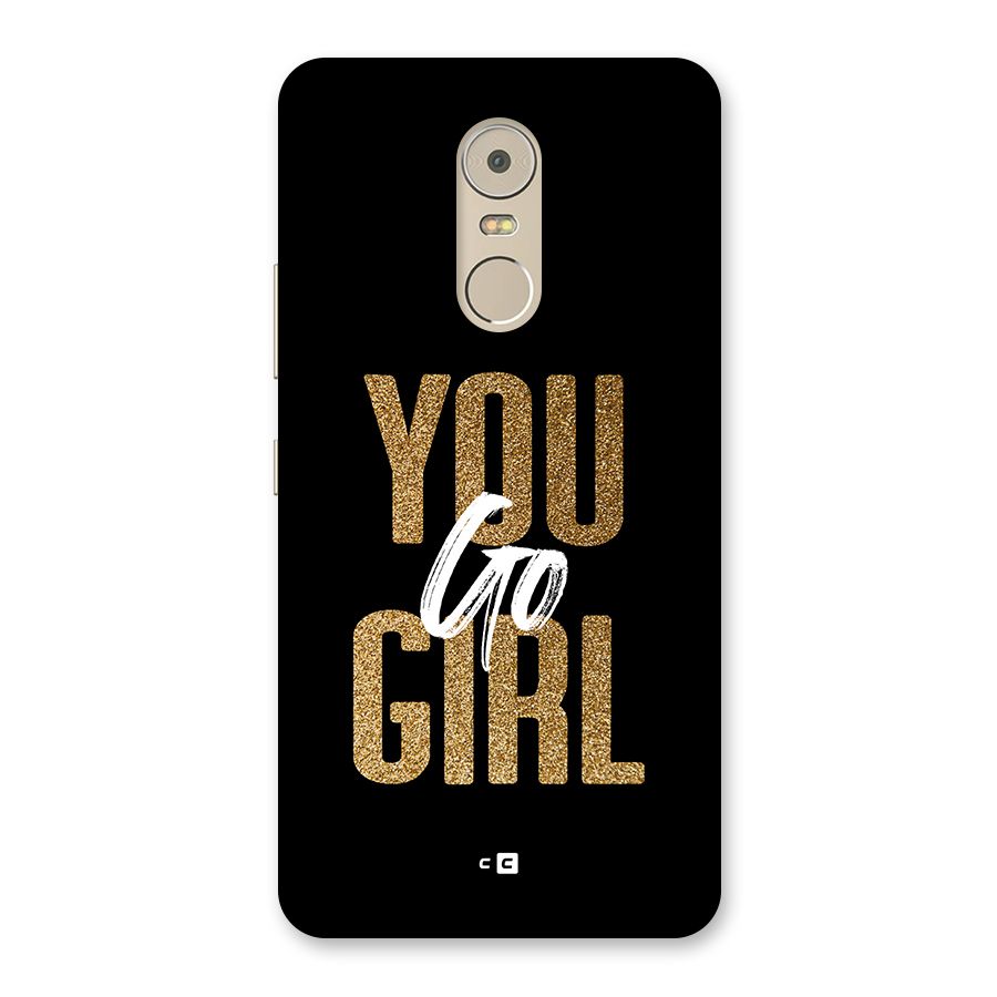 Confident Girl Back Case for Lenovo K6 Note
