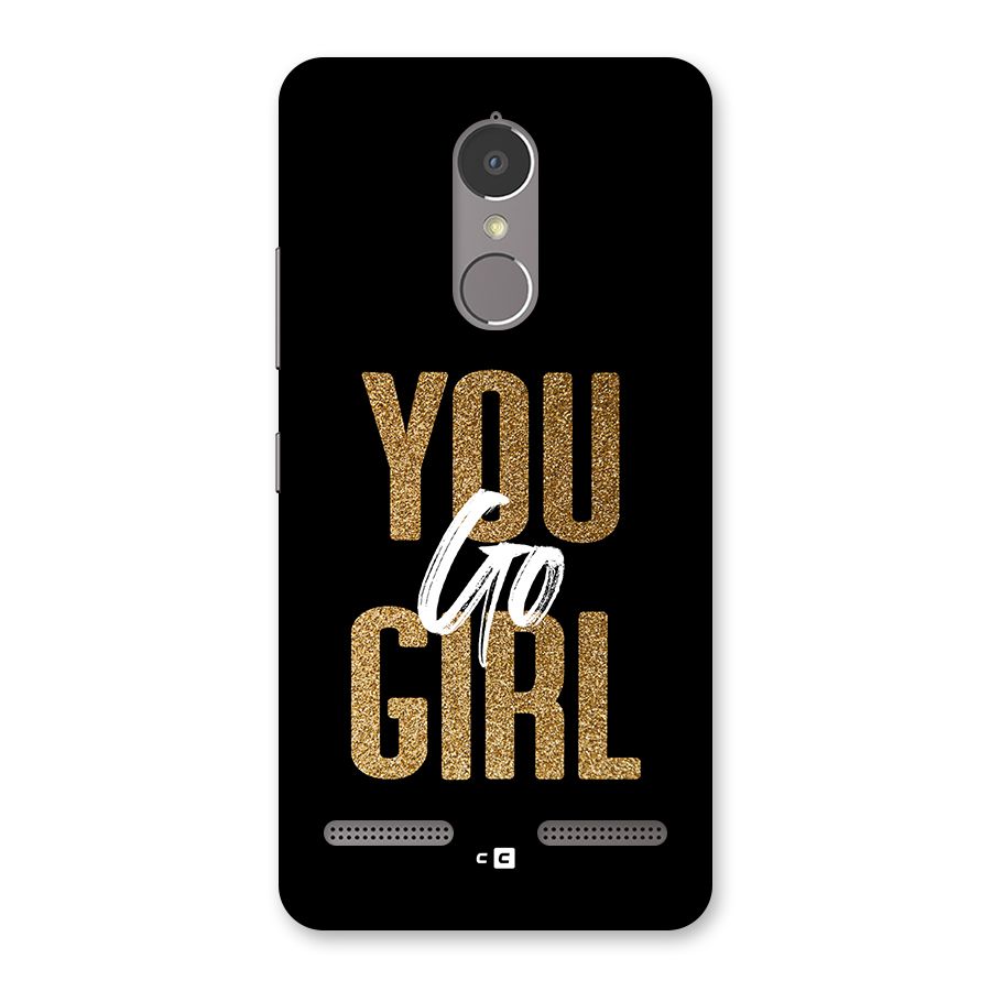 Confident Girl Back Case for Lenovo K6 Power