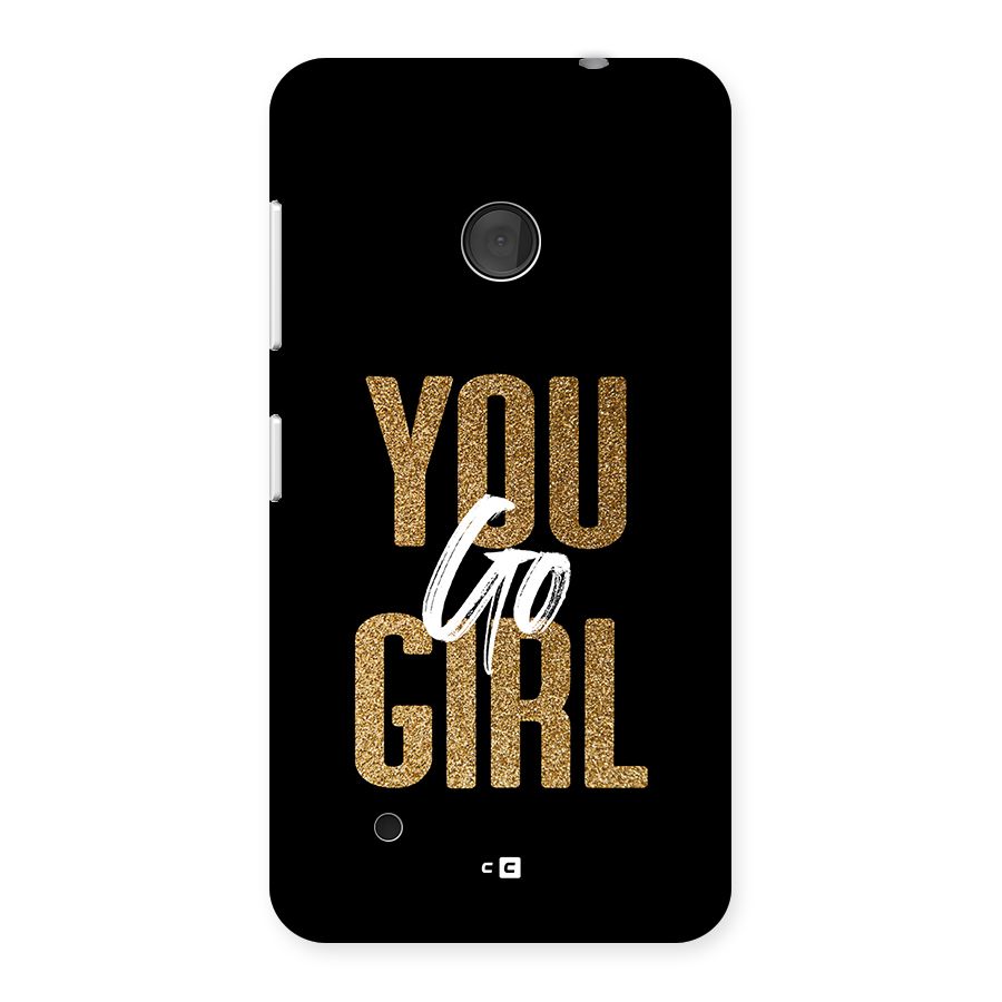 Confident Girl Back Case for Lumia 530