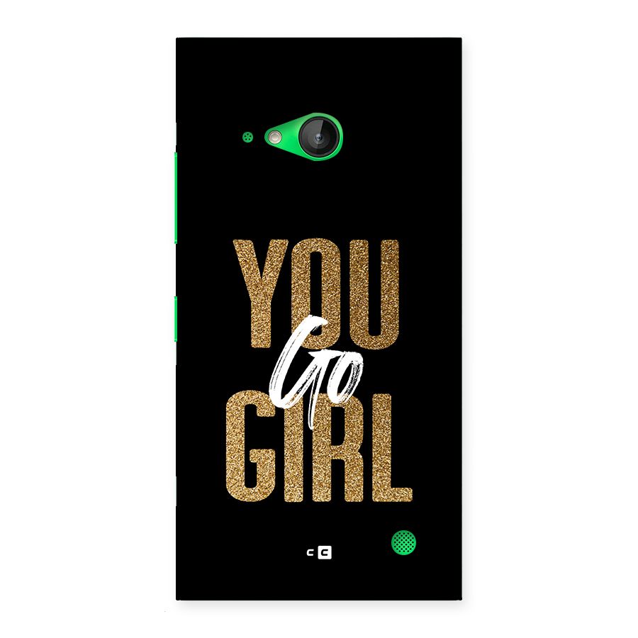 Confident Girl Back Case for Lumia 730