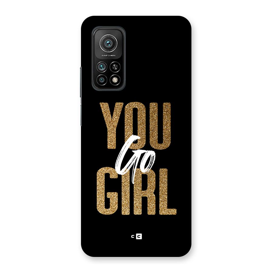 Confident Girl Back Case for Mi 10T 5G