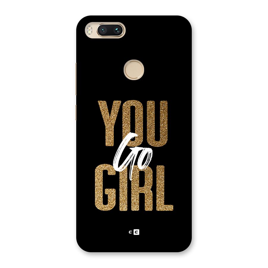 Confident Girl Back Case for Mi A1
