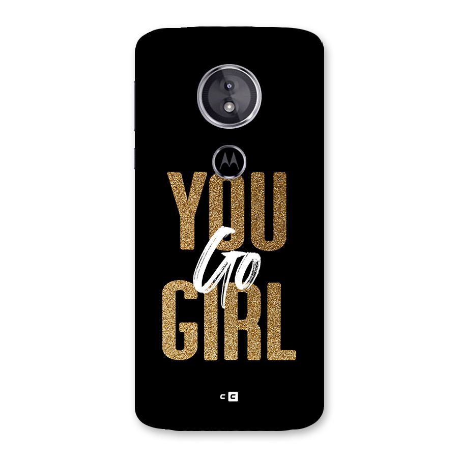 Confident Girl Back Case for Moto E5