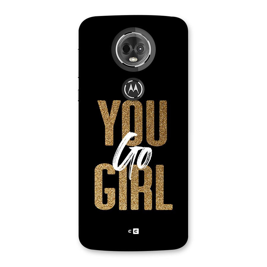 Confident Girl Back Case for Moto E5 Plus