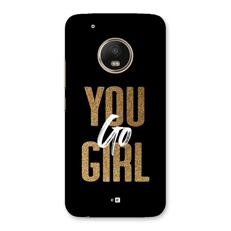 Confident Girl Back Case for Moto G5 Plus