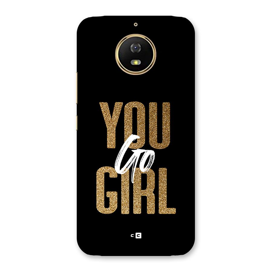 Confident Girl Back Case for Moto G5s