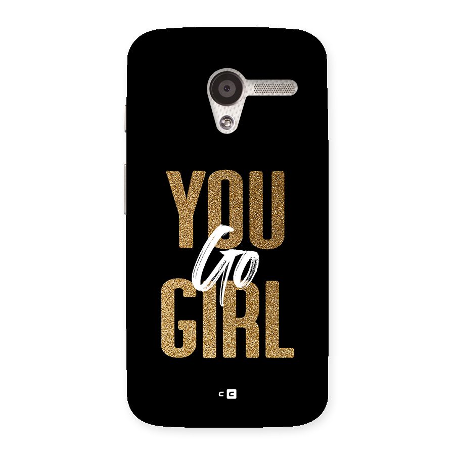 Confident Girl Back Case for Moto X