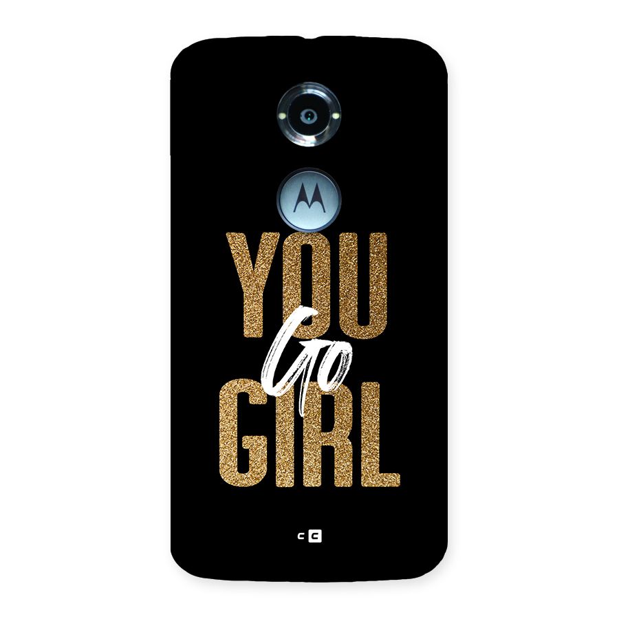Confident Girl Back Case for Moto X2