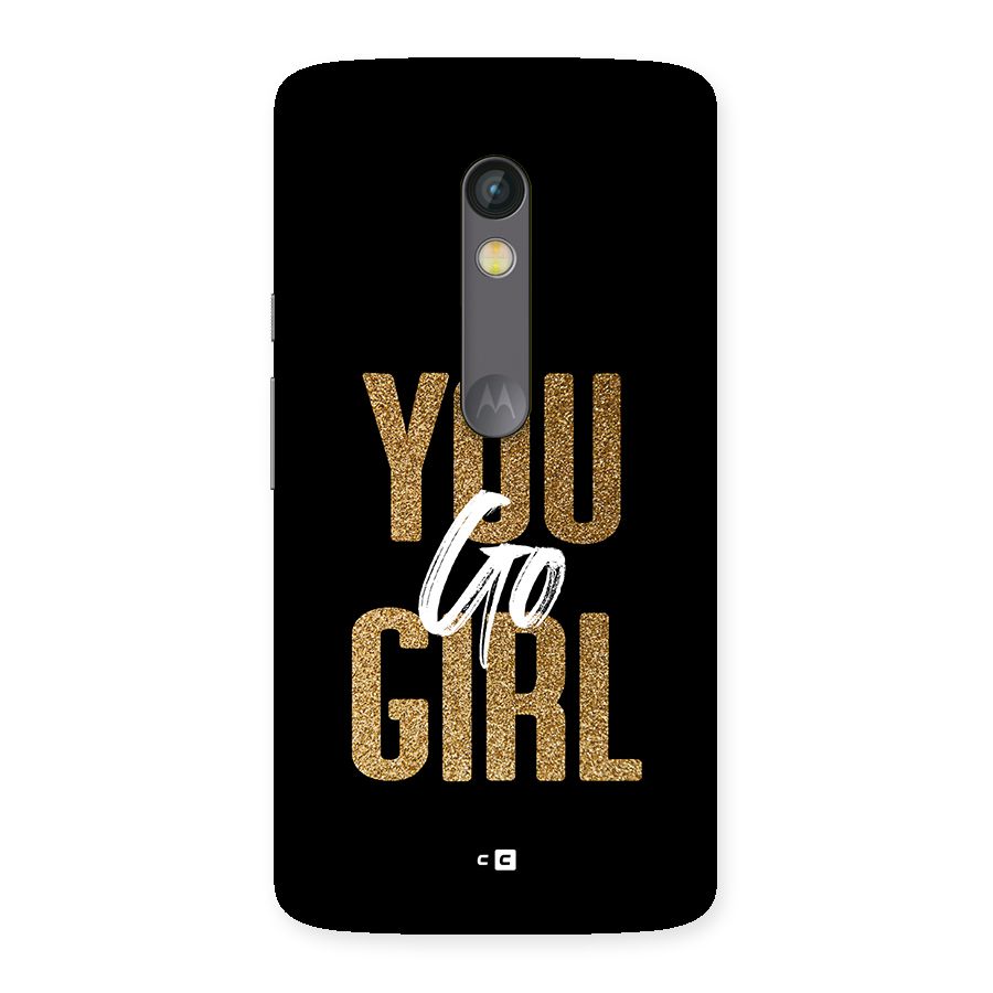 Confident Girl Back Case for Moto X Play