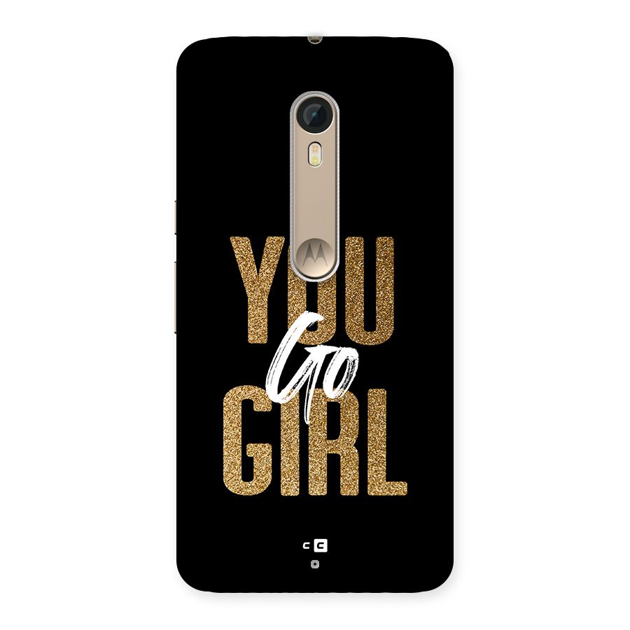 Confident Girl Back Case for Moto X Style