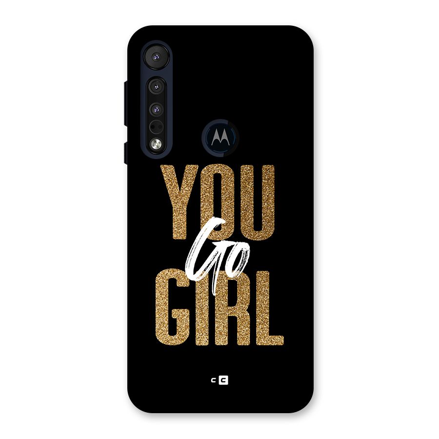 Confident Girl Back Case for Motorola One Macro