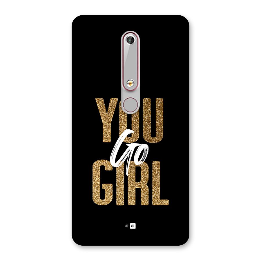 Confident Girl Back Case for Nokia 6.1