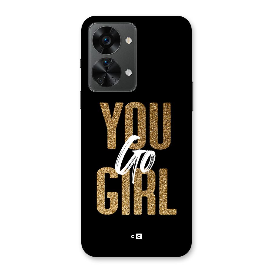 Confident Girl Back Case for OnePlus Nord 2T