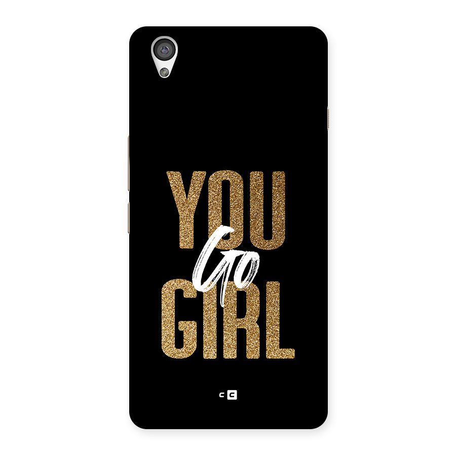 Confident Girl Back Case for OnePlus X