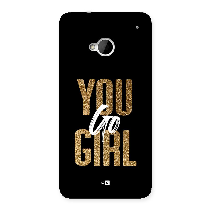 Confident Girl Back Case for One M7 (Single Sim)