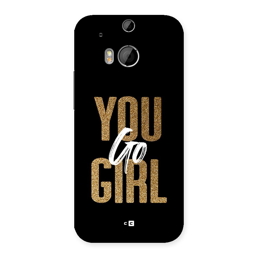 Confident Girl Back Case for One M8